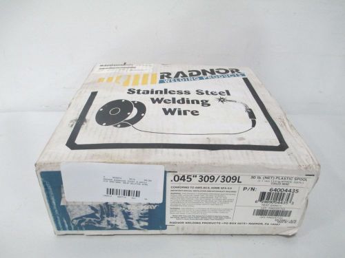 NEW RADNOR 64004435 MCKAY 0.045IN DIA 309/309L 30LB WELDING WIRE D260715