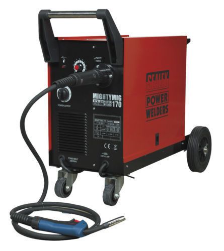 Sealey mightymig170 170amp gas / no gas mighty mig welder + extras for sale