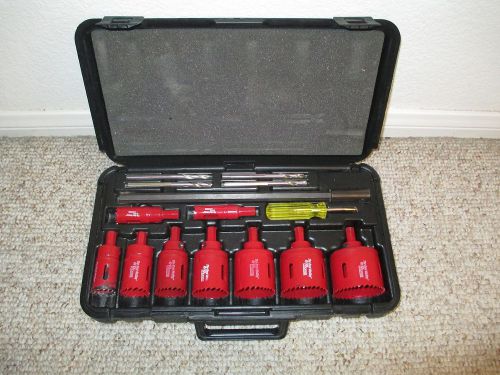 MORSE THE REAL MCCOY BI-METAL MAINTENANCE HOLE SAW KIT TA01 USA MADE TOOLS 15PCS