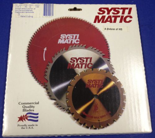 8&#034; Systimatic TC Metal Cutting Saw Blade PT# 37280 ~ 60 Teeth ~ 0.085  Width