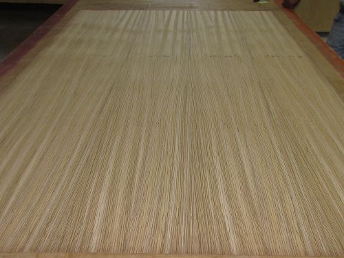 Wood Veneer Zebrawood 48x98 1pcs total Raw Veneer  &#034;EXOTIC&#034; Box 7.11 9-914