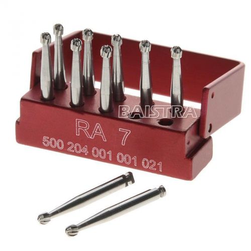 1 kit/10pc SBT Dental Tungsten steel drills/burs For Low speed Handpiece RA-7