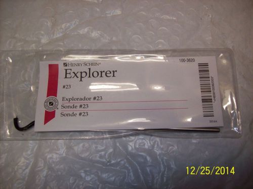 Henry Schein EXPLORER  #23 dental tool NEW