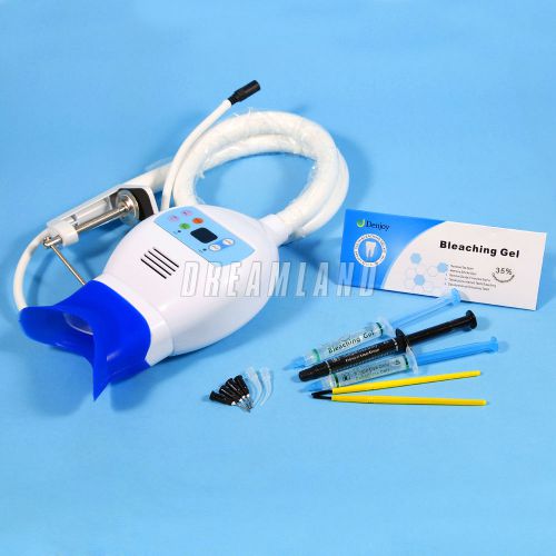 Teeth LED Whitening Light Lamp Bleaching Accelerator + Dental Whitening Gel