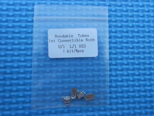 50 Kits of Convertible Bondable Roth 022 1st Molar Buccal Tubes 4 Pcs/Kit