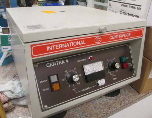 IEC Centra 4 Centrifuge 12,900RPM Damon International Centrifuge w/ Rotor &amp; Tube