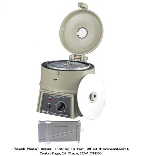 UNICO Microhematocrit Centrifuge,24 Place,220V CMH30E