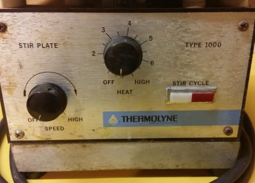 Sybron/Thermolyne Type 1000 Stir Plate, SP-A1025B Hot Plate Stirrer, SPA1025B