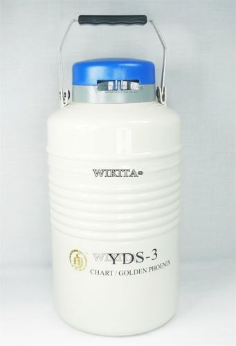 CRYOGENIC LIQUID NITROGEN CONTAINER DEWAR WITH STRAP 1PC 3L YDS-3 NEW LN2 TANK