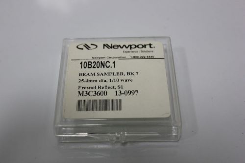 NEW NEWPORT BROADBAND BEAM SAMPLER BK7 10B20NC.1 (S13-4-55A)