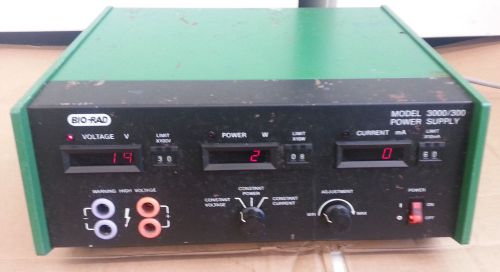 BioRad Bio-Rad 3000/300 Electrophoresis Power Supply - TESTED POWER UP