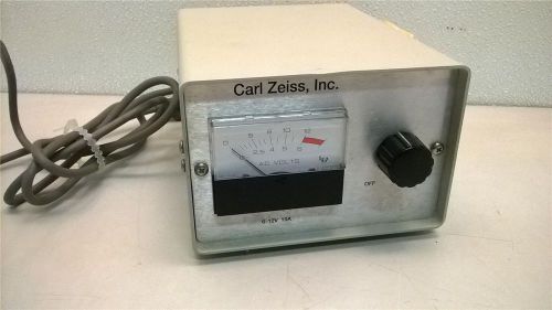 ZEISS LEP 910224 6-12 VDC VARIABLE POWER SUPPLY MICROSCOPE LIGHT SOURCE LUDL