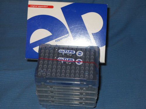 Eppendorf Pipettor Tips 0.1-10ul Rack 10 reload trays of 96 tips