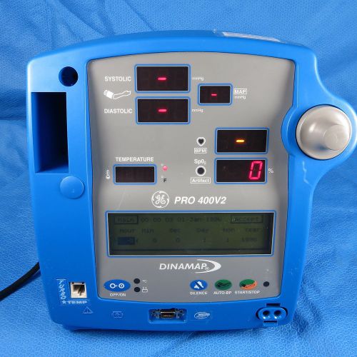 Dinamap GE Pro 400V2 Vital Signs Patient Monitor