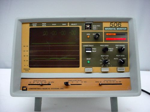 COROMETRICS MEDICAL SYSTEMS NEONATAL MONITOR 506