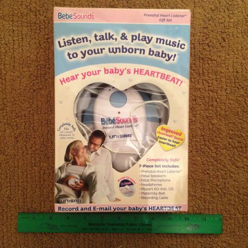 Bebe Sounds Prenatal Heart Listener New in Box: Listen, Talk, &amp; Play Music