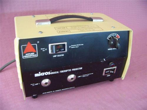 Applied Fiberoptics Microsurgical Fiberoptic Projector Dual 150Watt Light Source