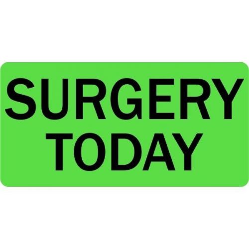 Surgery Today Veterinary Label LV-VET-166