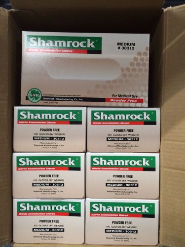 Shamrock Nitrile 1 case with 1000 gloves. Size&gt; Medium $59.95