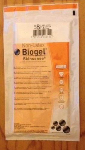 NEW STERILE BIOGEL SKINSENSE GLOVES NON LATEX 31485 FREE S&amp;H SIZE 7 1/2 5 PAIRS