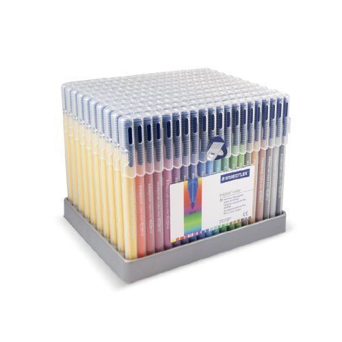 Staedtler Triplus Colour 323 SB20 Fibre-Tip Pen Desktop Box - Assorted Colours (