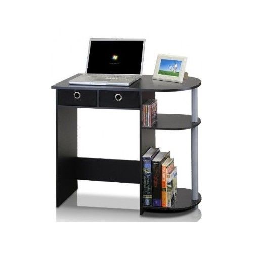 Home Laptop Notebook Computer Desk/Table, Black/Grey/Black