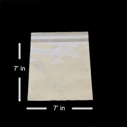 1000 super clear premium 7&#034; x 7&#034; 1.5 mil thick resealable poly bags s-11576 for sale
