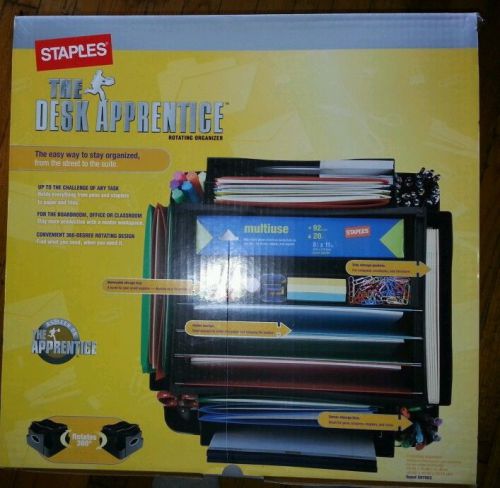 NEW The Desk Apprentice Staples Rotating Organizer-feat. on &#034;The Apprentice&#034; TV