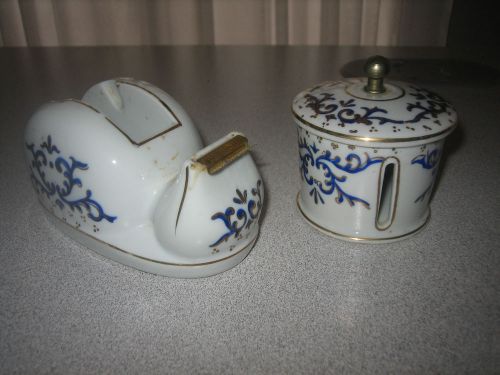 Vintage desktop accessories tape &amp; stamp dispensers japan for sale