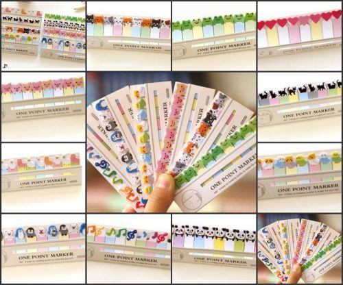 150 cute bird panda frog sheep cat memo sticker pad post it index stationary