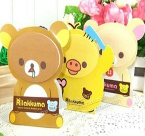 FD1047 Relax Bear Sticky Marker Diary Notes Stationery Memo Notepad Random 1pc:)