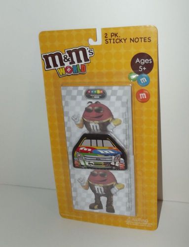 2007 M &amp; M World Sticky Notes Nascar Racing Pads