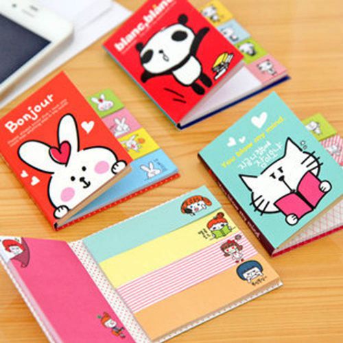 Random Cute Snowman Sticker Bookmark Adhesive Paper Memo Index Pad Sticky Notes