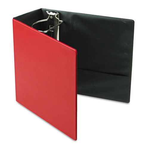 Easy Open Locking Slant-D Ring Binder, 5&#034;, Red