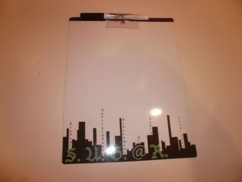 Locker Magnetic Dry-Erase Boards  11&#034; x 8.5&#034;, White Board w marker Pre-owned