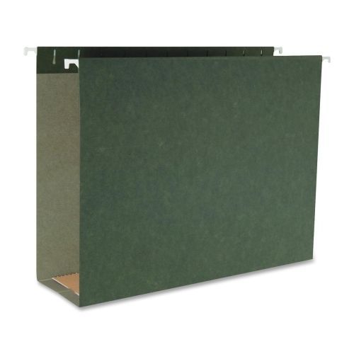 Business Source Hanging Box Bottom File Folder -Legal -3&#034;-Green-25/Bx- BSN43855