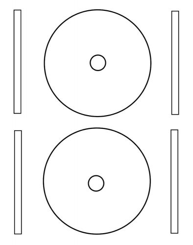 Cd dvd labels full face matte  500 qty. for sale