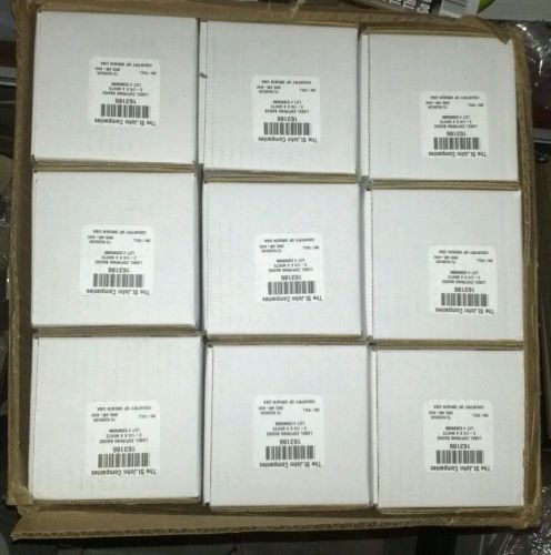 Visitor Management Time-Expiring Name Badges, Adhesive, 750/Box x 9 =6750 total.