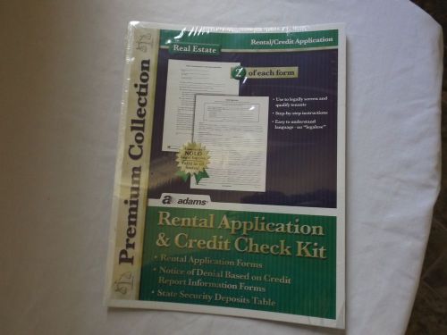 Adams Apt Rental &amp; Credit Application Forms Apartment Landlord Denial/Dep