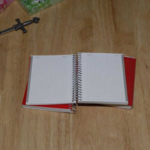 BLANK A7 SQUARE GRAPH PAPER NOT PAD MINI 3 X 4 INCH LOT OF 4 NEW $2.99 EACH SALE