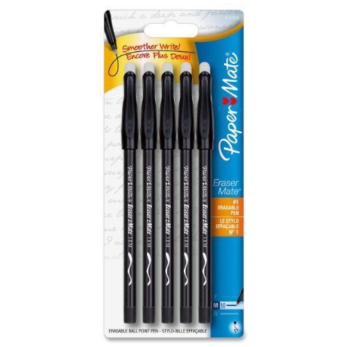 Paper Mate Erasermate Ballpoint Pen - Medium Pen Point Type - Blue (3150458pp)