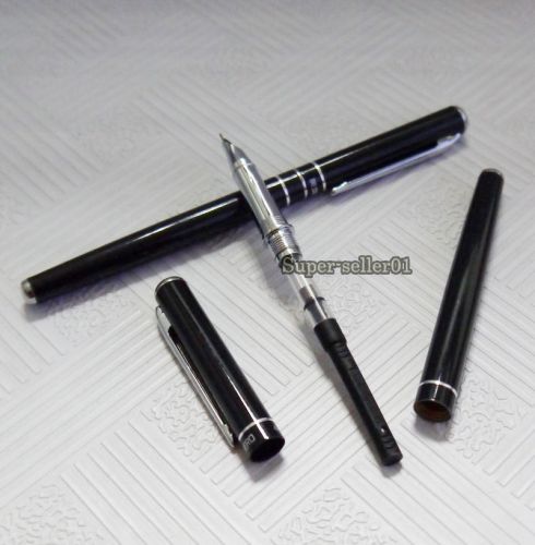 1Pcs Metal New Hero Black Fountain Pen 448 Calligraphy Pen for Students Writing