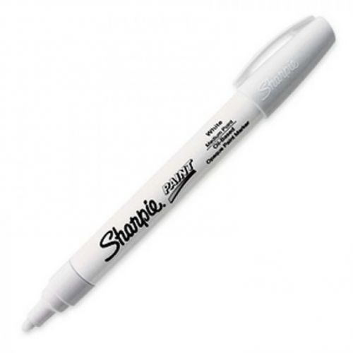 10 SHARPIE Oil Based WHITE PAINT MARKERS Med Point