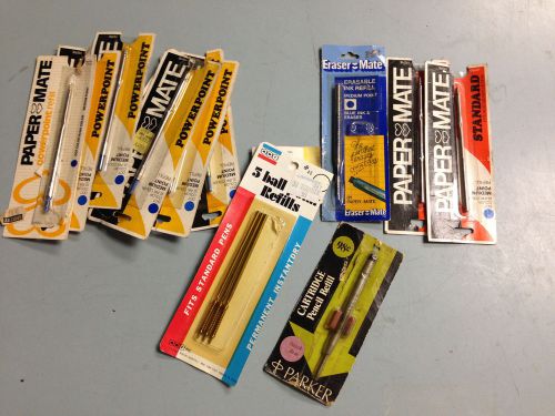 1980 Paper Mate Pen Refills PowerPoint Standard Eraser Mate Parker