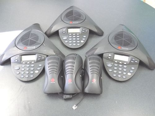 Polycom Soundstation 2 Speaker phones 2201-16200-601 Power Supply (Lot of 3)