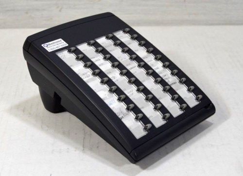 Tadiran Telecom 40B DSS/BL Charcoal/Black 40 Button Side Module W/Stand