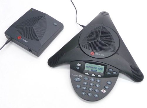 POLYCOM SOUNDSTATION2W SS2W WDCT WIRELESS CONFERENCE PHONE 2201-67800-022