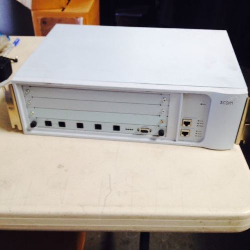 3COM NBX GATEWAY CHASSIS 3C10200B WITH ANALOG LINE CARD 3C10114C