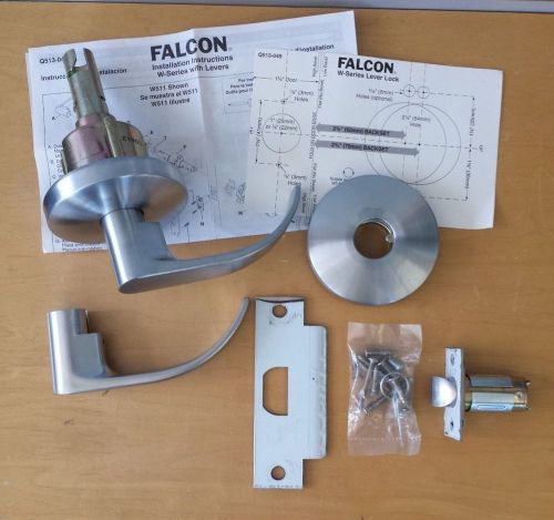 Falcon W101S QUA 626 Quantum Satin Chrome Medium Duty Passage Lever