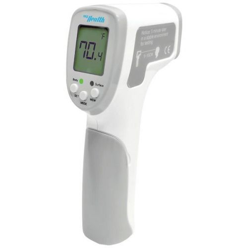 Bluetooth(r) non-contact ir handheld thermometer (gray) for sale